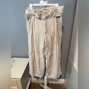 Banana Republic Beige Chinos with Belt 12 petite